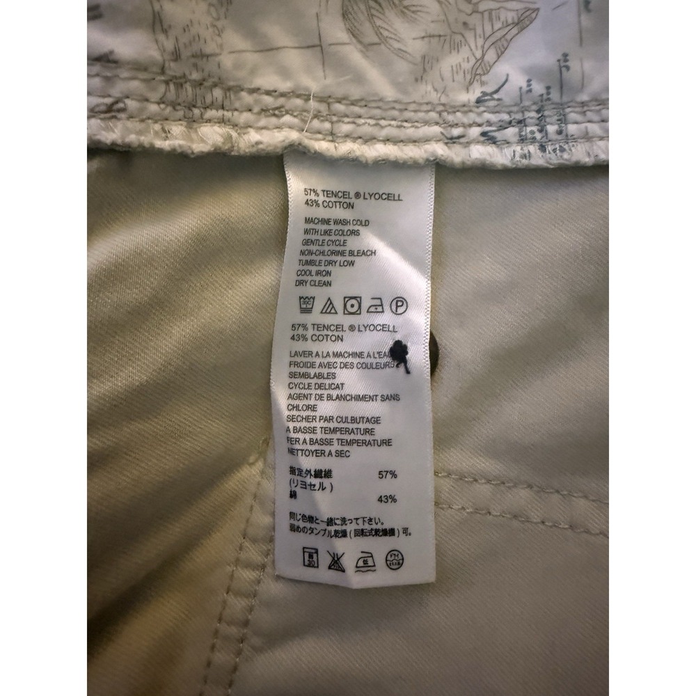 Tommy Bahama Shorts Mens SZ 42 Straw Lyocell Cotton Blend Chino Flat Front EUC - Picture 3 of 7